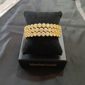 Bracciale Tennis Tre Giri Zirconi - Oro