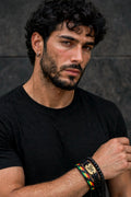 Set 3 Bracciali Uomo Urban Style — ritratto uomo