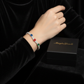 Bracciale Tennis Zirconi Multicolore Argento indossato - MerylissGioielli