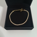 Bracciale Tennis Dorato in scatola