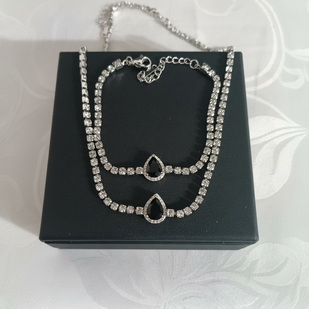 Set Tennis Goccia Nero