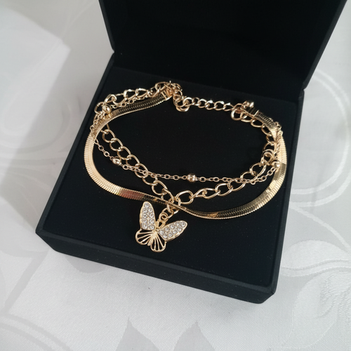 Bracciale Farfalla Oro in scatola