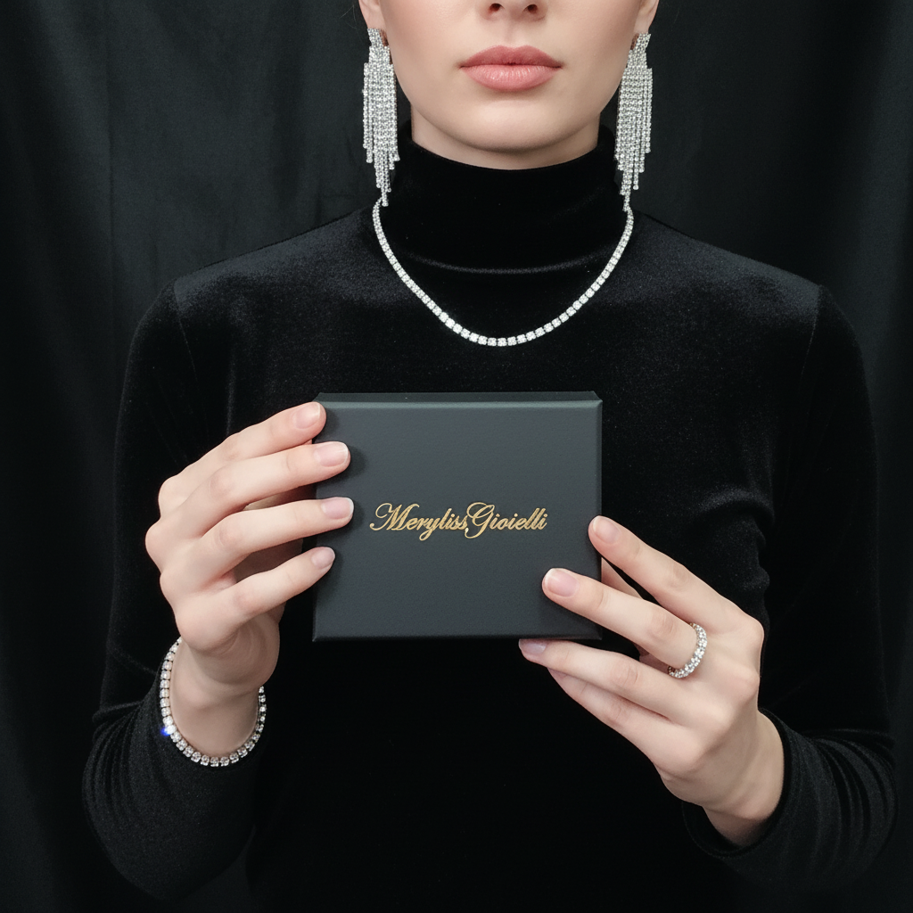 Set Luxury Argento indossato - MerylissGioielli