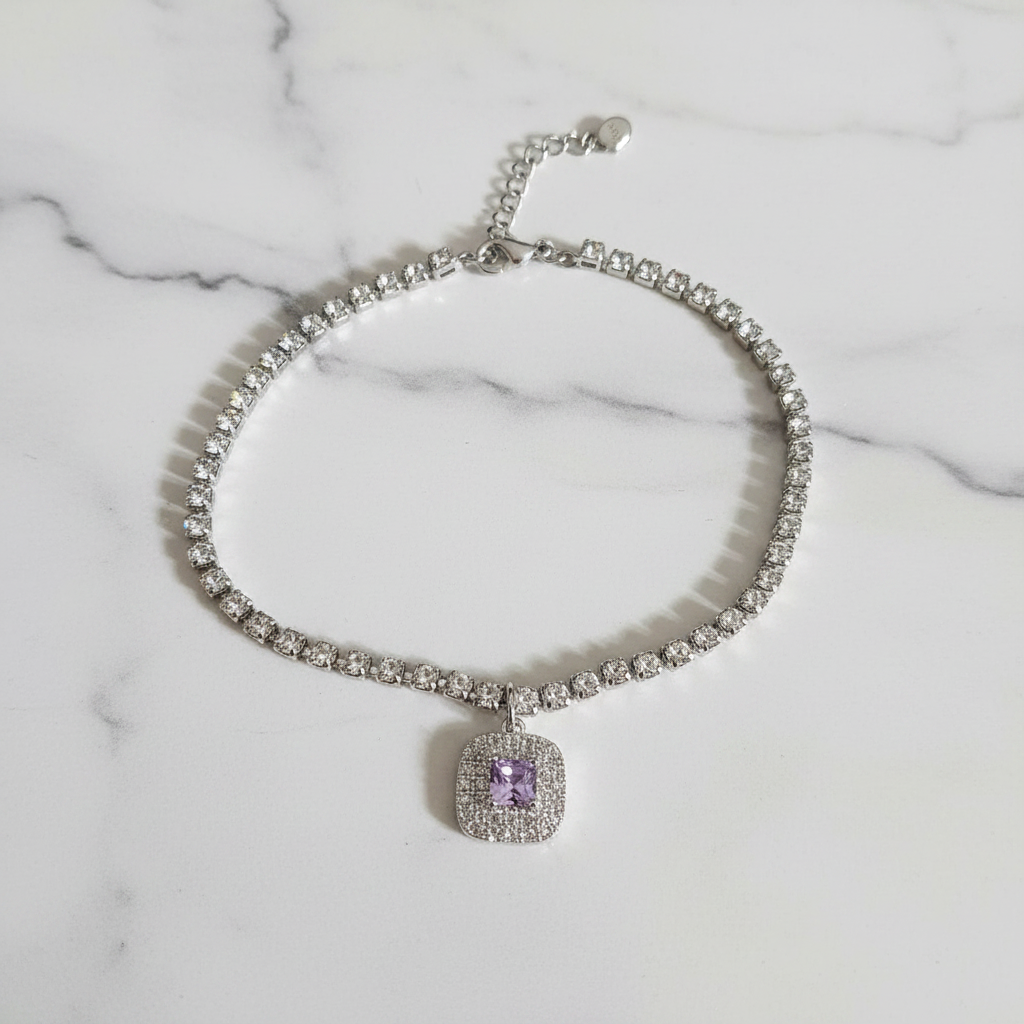 Bracciale Tennis Lilla