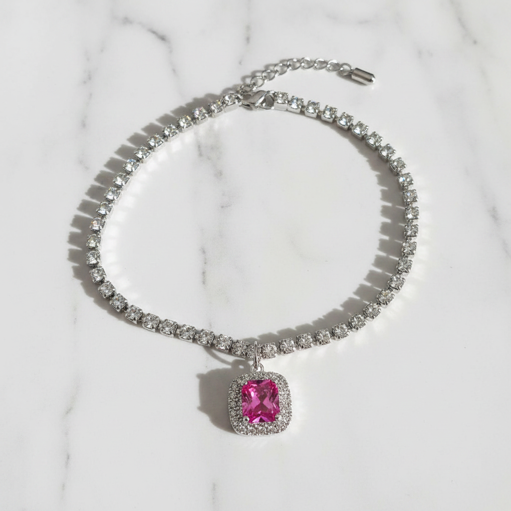 Bracciale Tennis Rosa