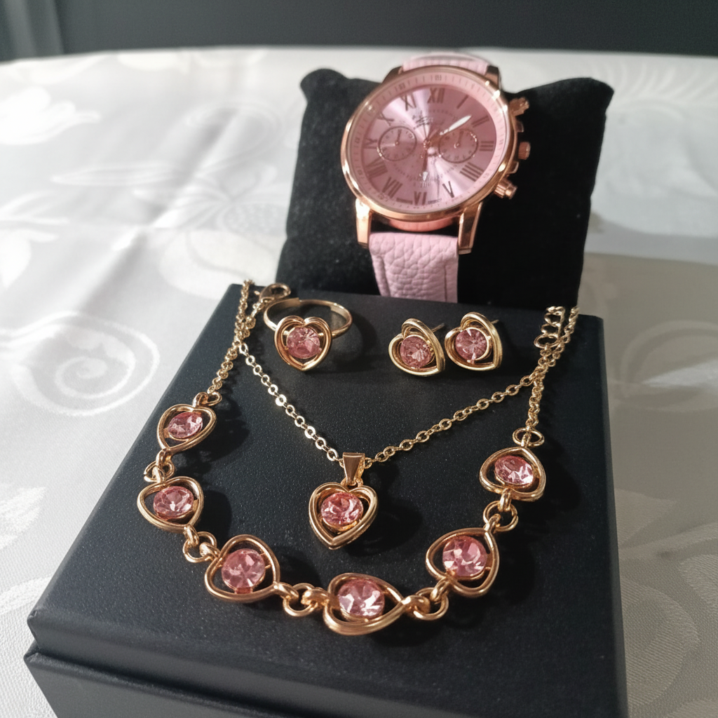 Set Luxury Rosa completo