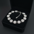 Bracciale Fiori Zirconi in scatola