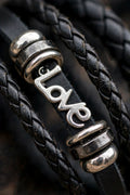 Bracciale Uomo Love — macro charm argento