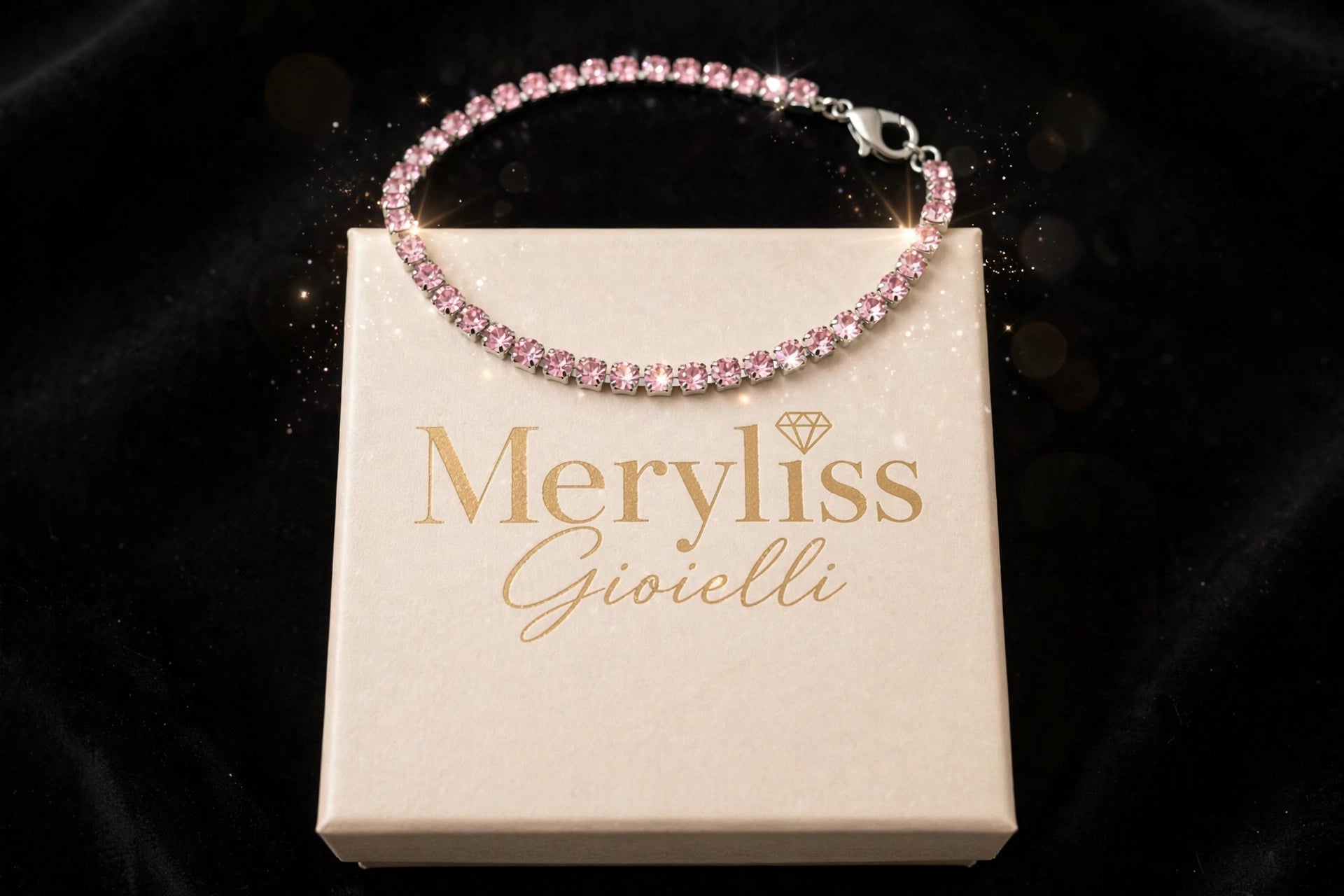 Bracciale Tennis Rosa