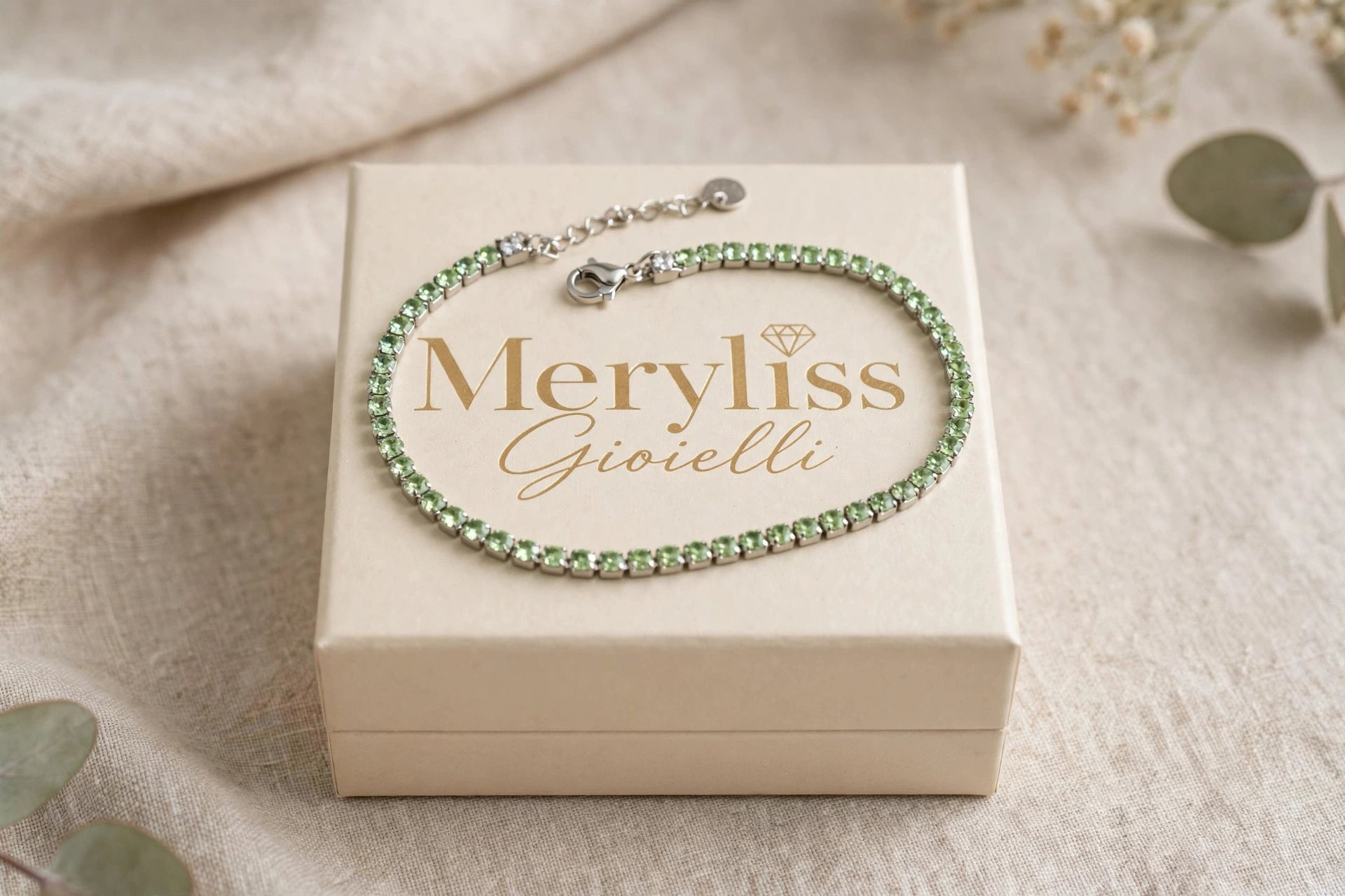 Bracciale Tennis Verde