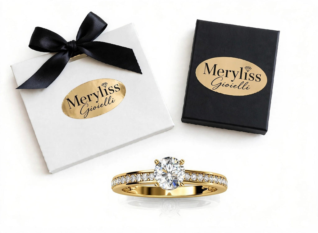 Anello Promessa Eterna Oro Giallo Meryliss Gioielli ✨