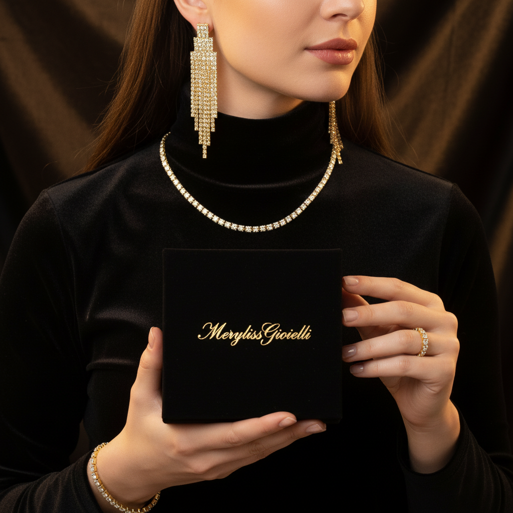 Set Luxury Oro - orecchini corretti